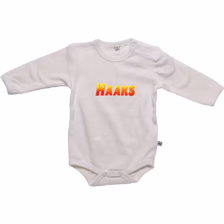 Baby Body Lång Ärm "HAAKS"