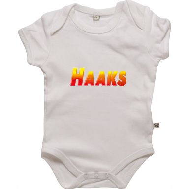 Baby Body Kort Ärm "HAAKS"
