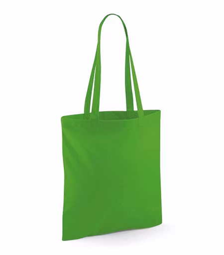 Apple Green Tygkasse med långt handtag