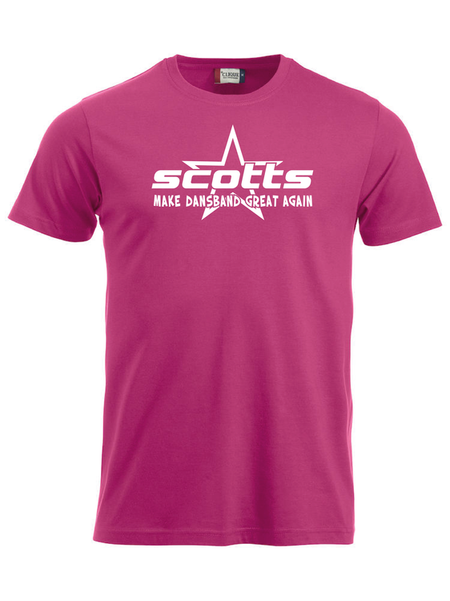 Cerise T-shirt Classic "SCOTTS"