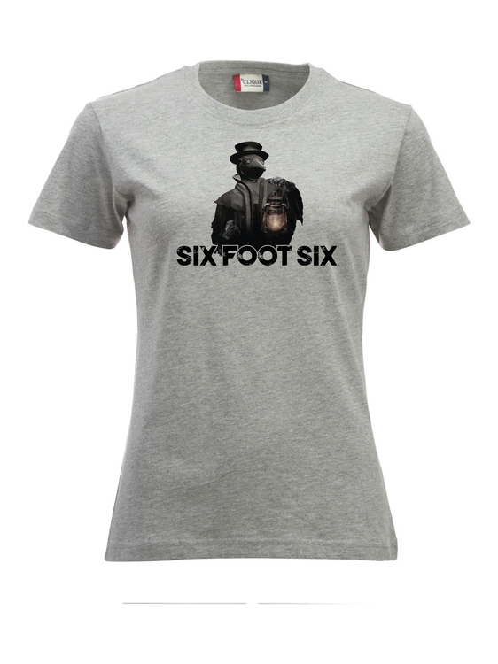 Grå Dam T-shirt "PESTDOKTOR"