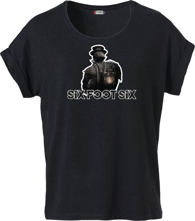Svart Dam T-shirt Katy "PESTDOKTOR"