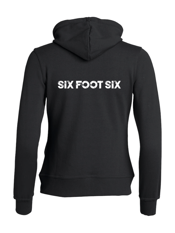 Svart Dam Hoodjacka "SFS LOGO" Rygg