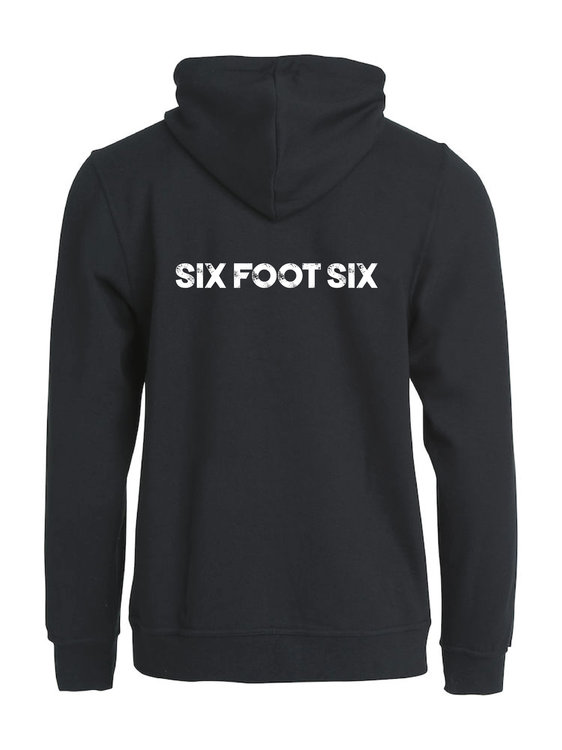 Svart Hoodjacka "SFS LOGO" Rygg