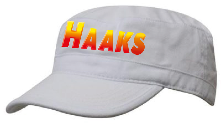 Vit Army Keps "HAAKS LOGO"