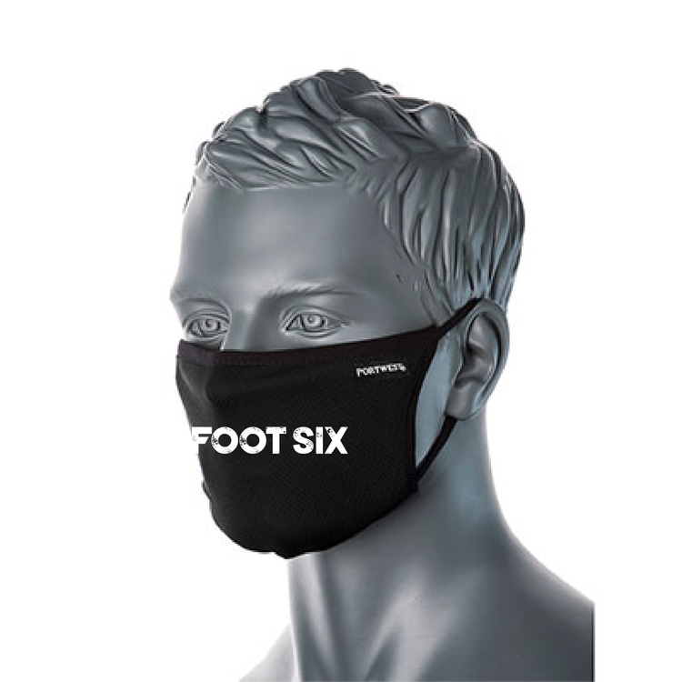 Svart Ansiktsmask "SFS LOGO"