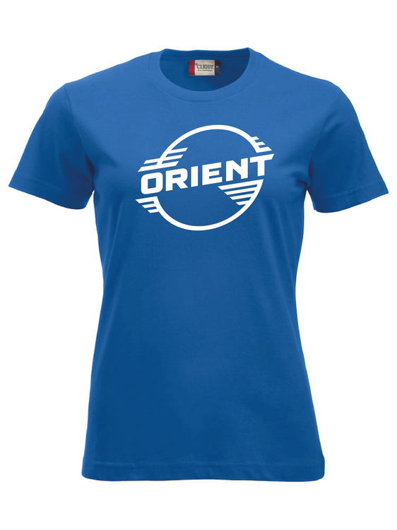 Blå Dam T-shirt "ORIENT"