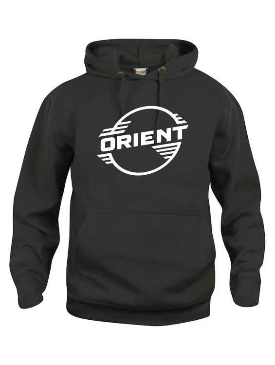 Svart Hoodtröja Basic "ORIENT"