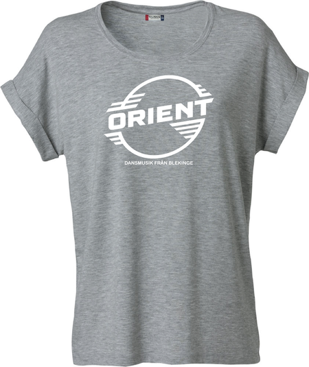 Grå Dam T-shirt Katy "ORIENT Blekinge"