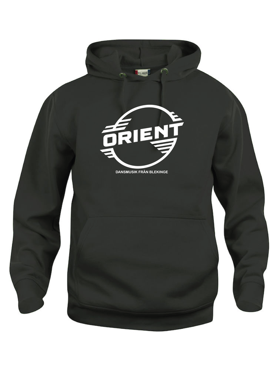 Svart Hoodtröja Basic "ORIENT Blekinge"