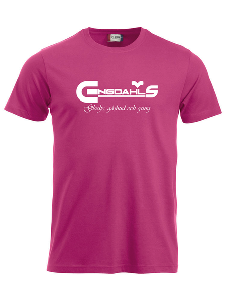 Cerise T-shirt "Glädje, gåshud och gung"