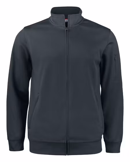 Svart Cardigan Active "Glädje, gåshud och gung" rygg