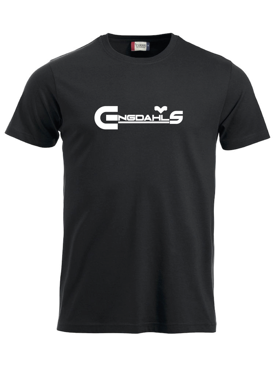 Svart T-shirt "Engdahls Logo"