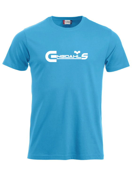 Turkos T-shirt "Engdahls Logo"
