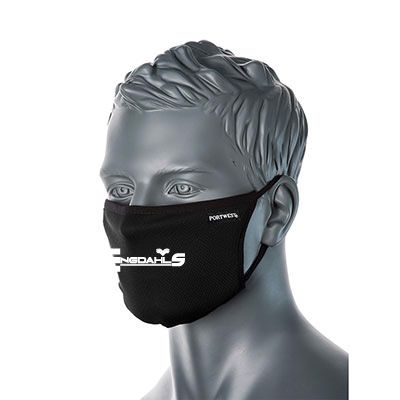 Svart Ansiktsmask "Engdahls Logo"
