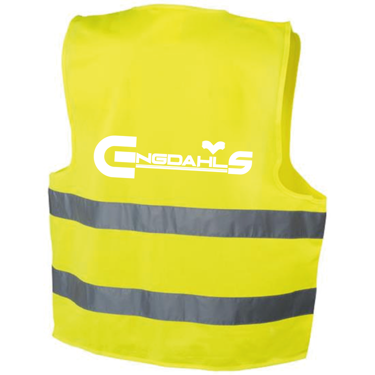 Gul Reflexväst "Engdahls Logo"