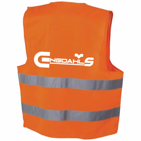 Orange Reflexväst "Engdahls Logo"