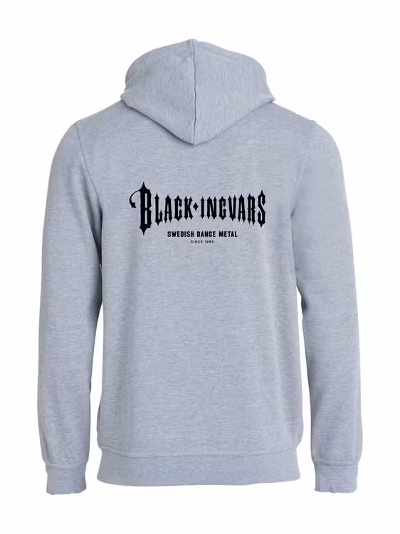 Grå HOODJACKA rygg "BLACK-INGVARS"