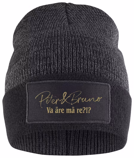 Reflexmössa "P & B Va äre mä re?!?"