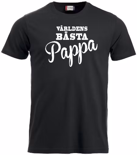 T-shirt "VÄRLDENS BÄSTA PAPPA"