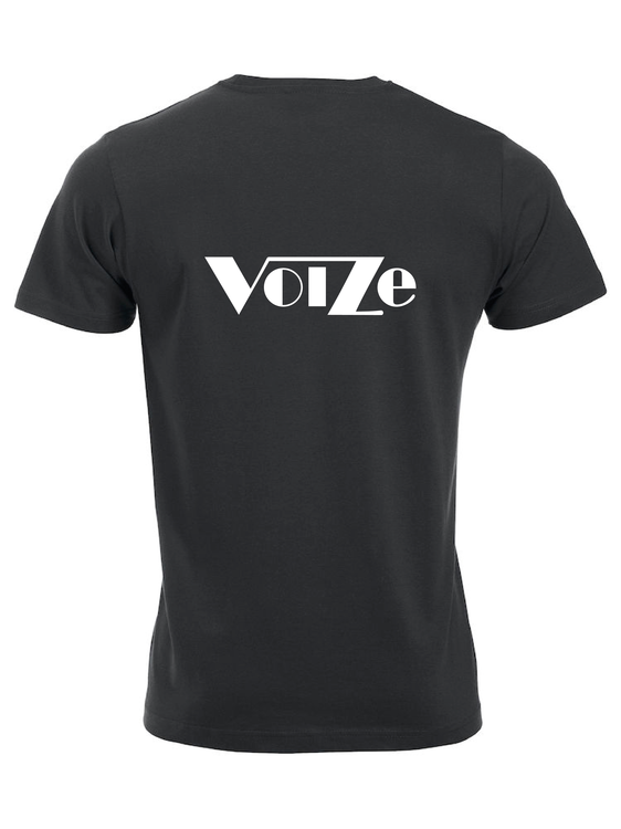 Svart T-SHIRT "VOIZE"