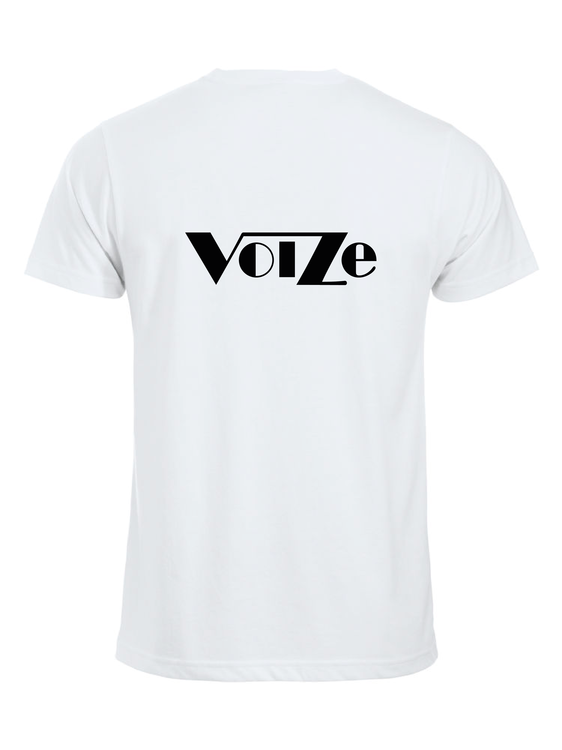 Vit T-SHIRT "VOIZE"