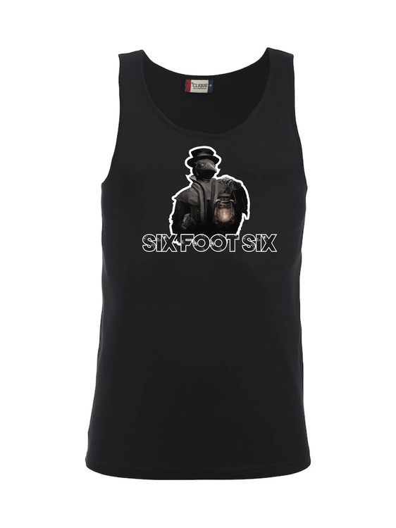Svart Tank Top "PESTDOKTOR"