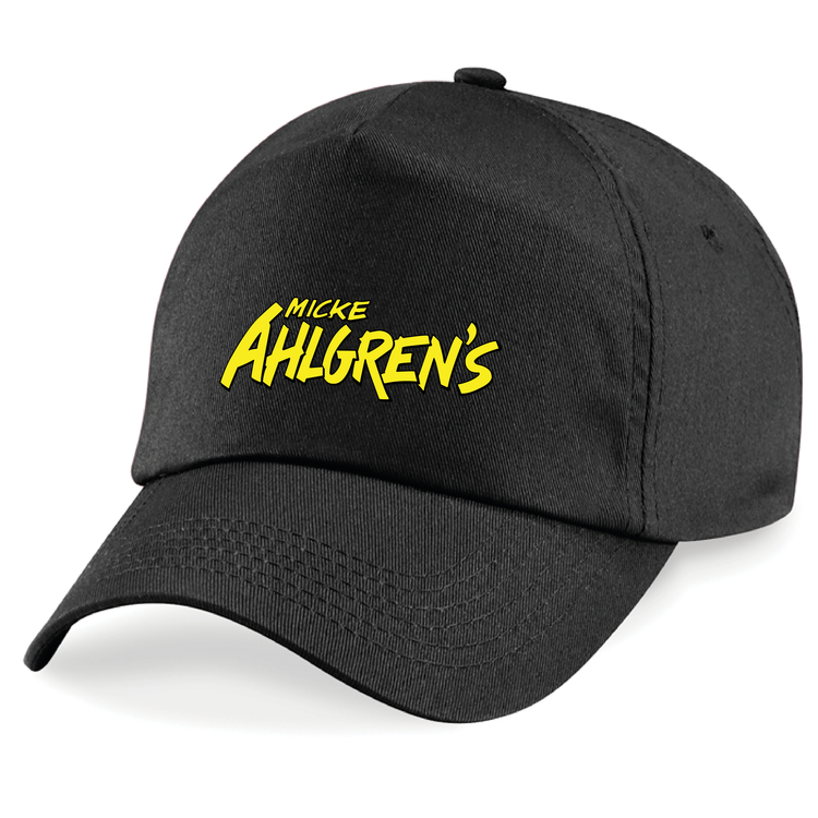Svart Junior Keps "Micke Ahlgrens"
