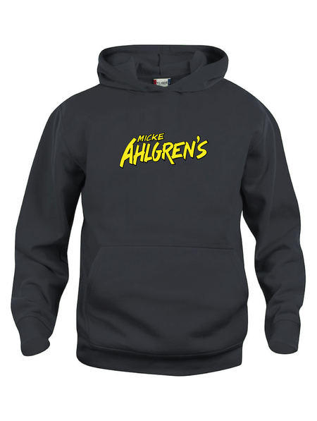 Svart Junior Hoodtröja Basic "Micke Ahlgrens"
