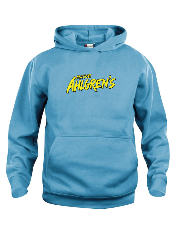 Turkos Junior Hoodtröja Basic "Micke Ahlgrens"