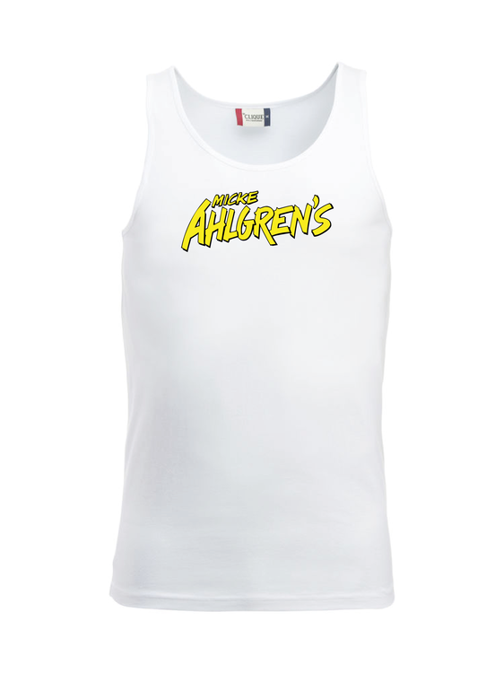 Vit Tank Top "Micke Ahlgrens"