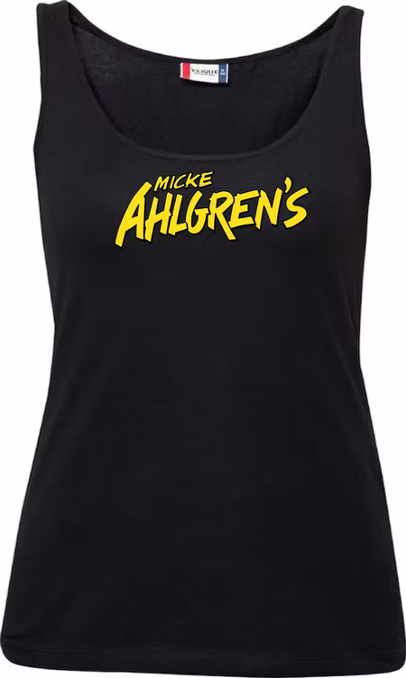 Svart Dam Tank Top "Micke Ahlgrens"