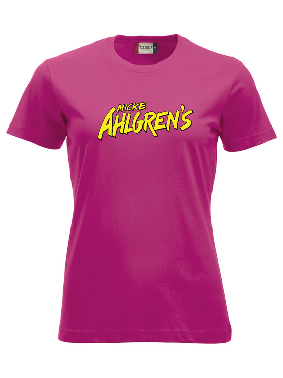 Cerise Dam T-shirt "Micke Ahlgrens"
