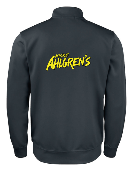Svart Cardigan Active "Micke Ahlgrens" fram & rygg