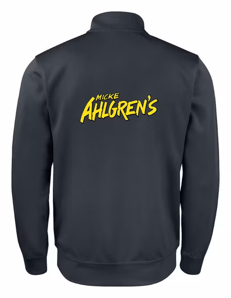 Svart Cardigan Active "Micke Ahlgrens" rygg