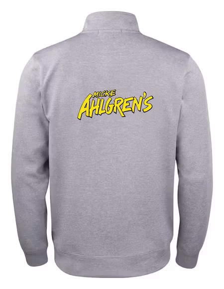 Grå Cardigan Active "Micke Ahlgrens" rygg