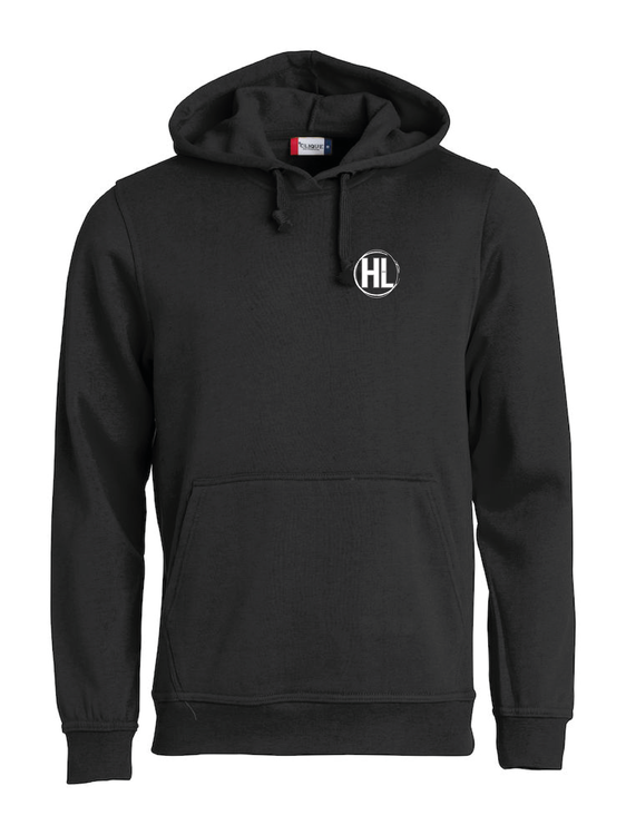 Svart HOODTRÖJA "HIGHLIGHTS Emblem" v.bröst