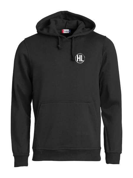 Svart HOODTRÖJA "HIGHLIGHTS Emblem" v.bröst