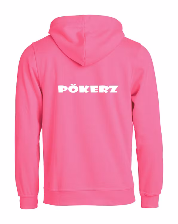 Cerise HOODTRÖJA "PÖKERZ" rygg