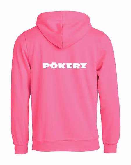 Cerise HOODTRÖJA "PÖKERZ" rygg