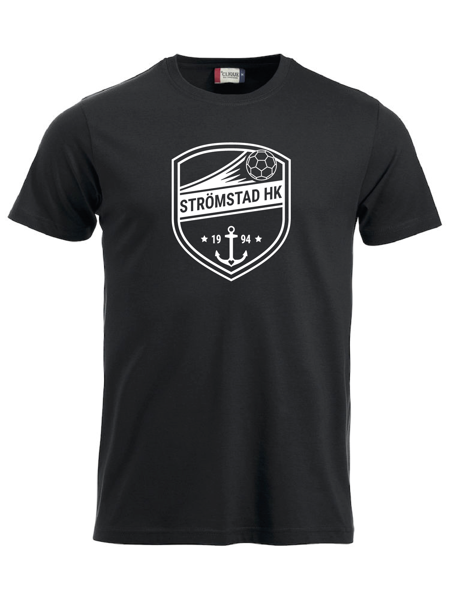 Svart T-shirt "SHK Stor Vit"