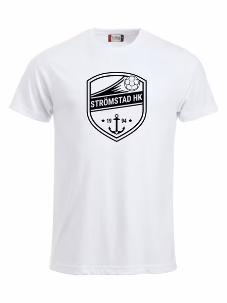 Vit T-shirt "SHK Stor Svart"