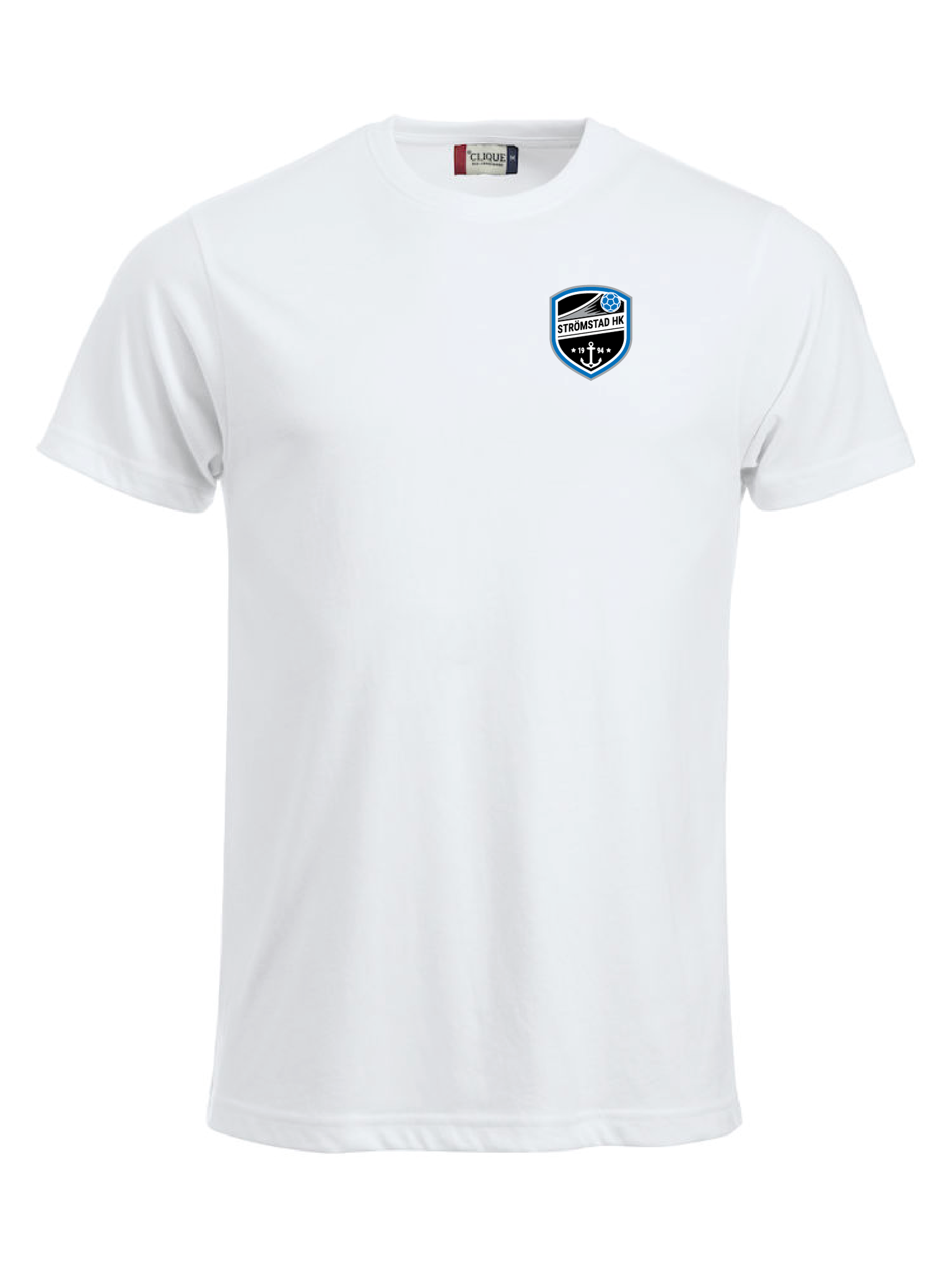Vit T-shirt "SHK Liten Logga"