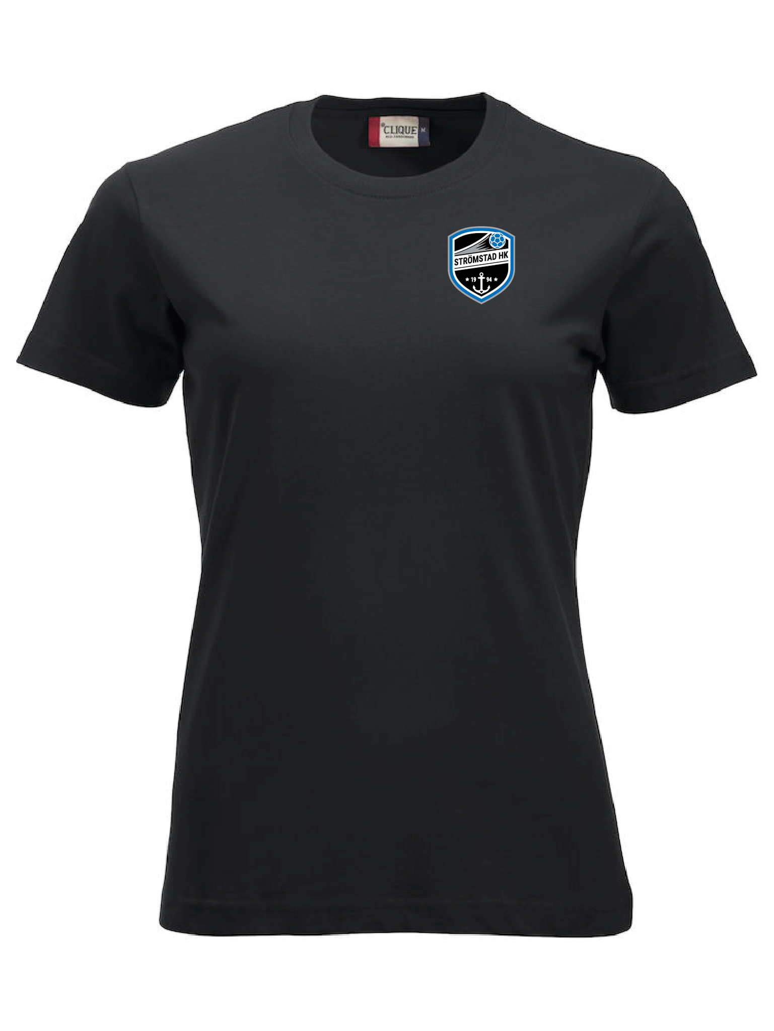 Svart Dam T-shirt "SHK Liten Logga"