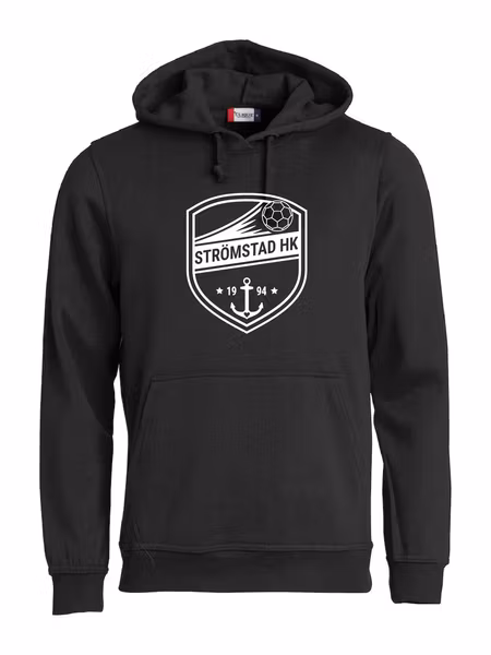 Svart HOODTRÖJA "SHK Stor Vit"