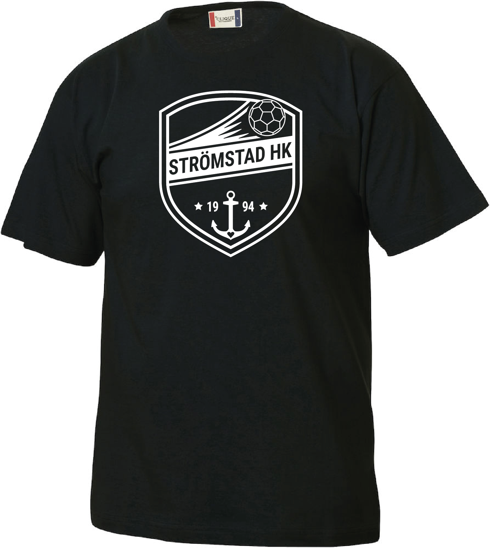 Svart Junior T-shirt "SHK Stor Vit"