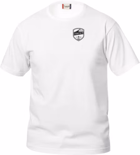 Vit Junior T-shirt "SHK Liten Svart"