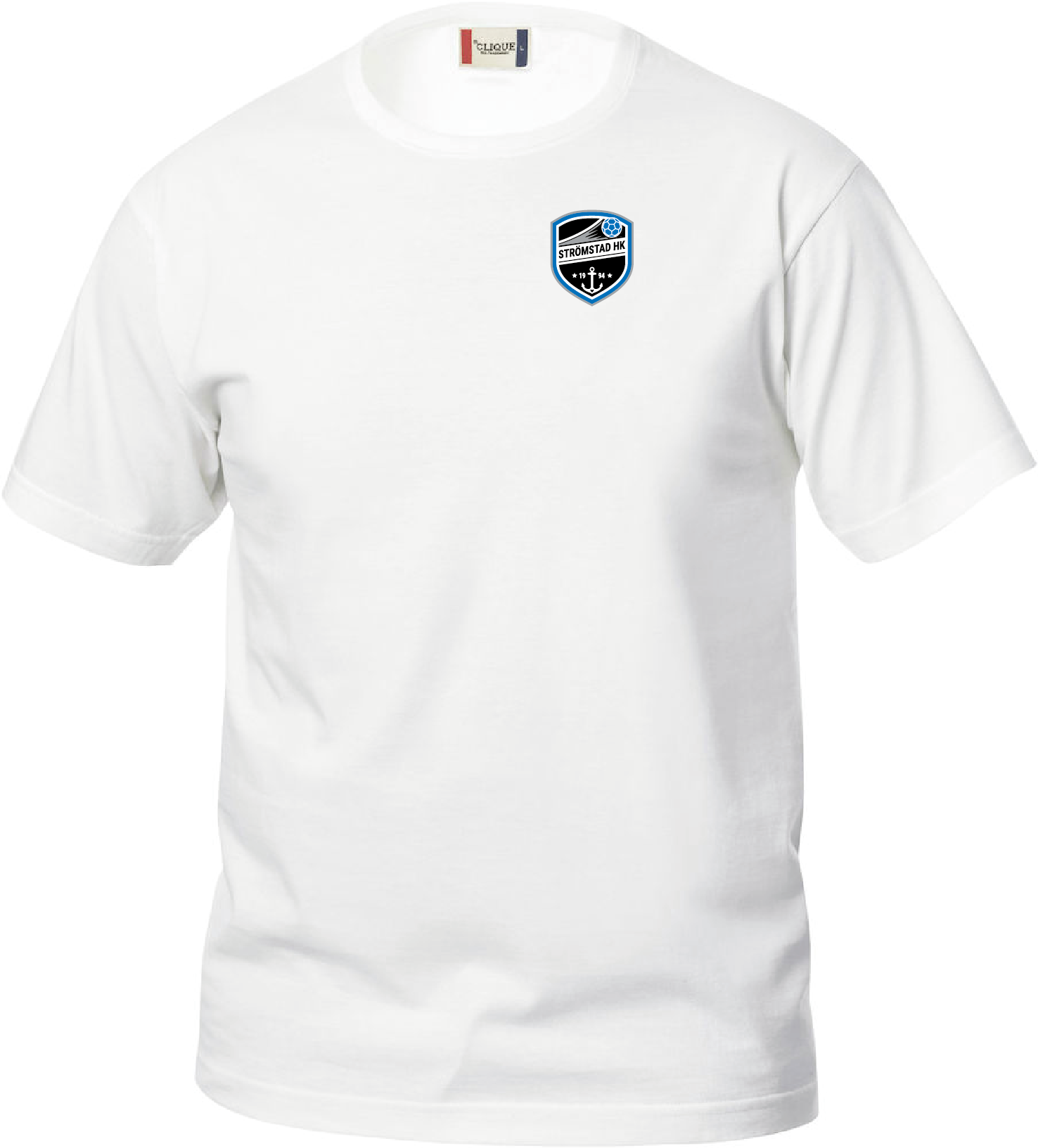 Vit Junior T-shirt "SHK Liten Logga"