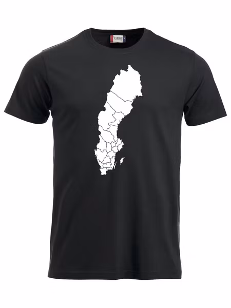 T-shirt "SVERIGEKARTA"