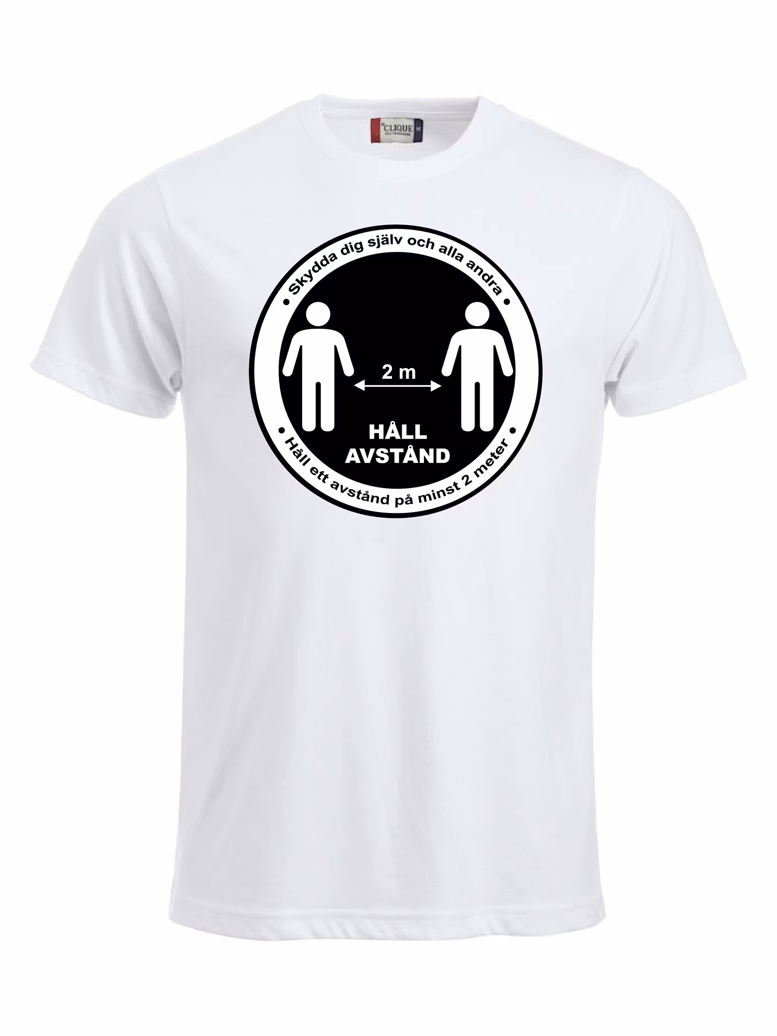T-shirt "HÅLL AVSTÅND x 2"